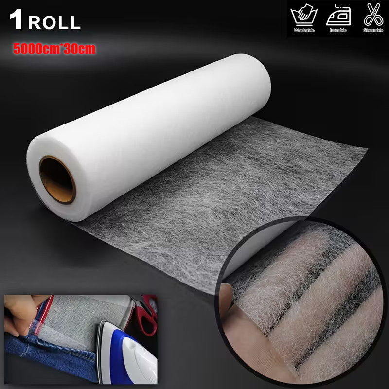 Hem Tape Fusible - 1 لفة 164 قدم طويلة مقاومة