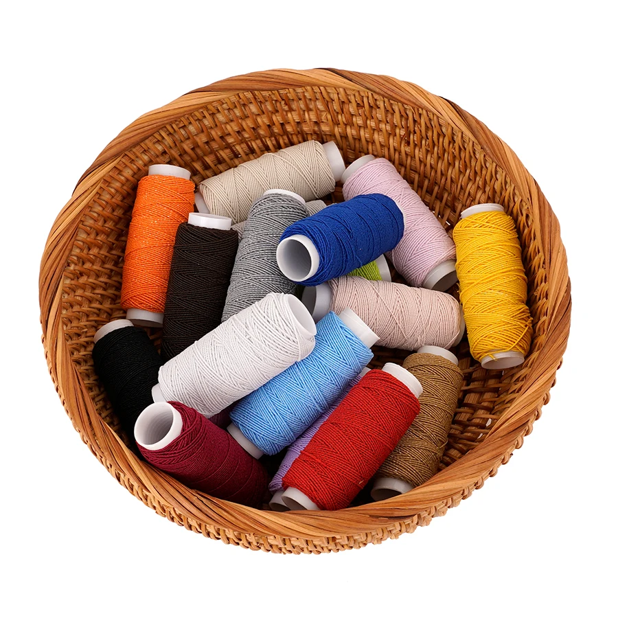 Sewing Machine Yarn - 18-اللون 0.6 مللي متر فائقة غرامة