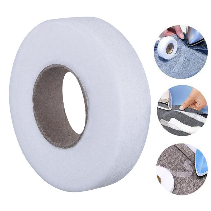 Hem Tape Fusible - 65 ياردة النسيج الصمامات الشريط لاصق
