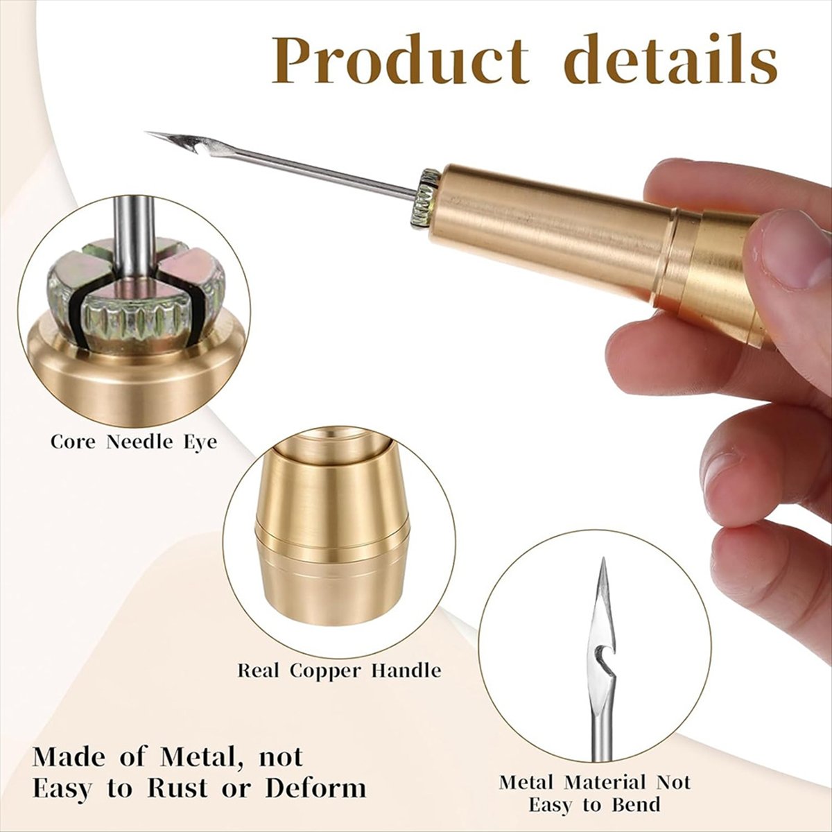 Sewing Kit - طقم خياطة جلدية مكون من 9