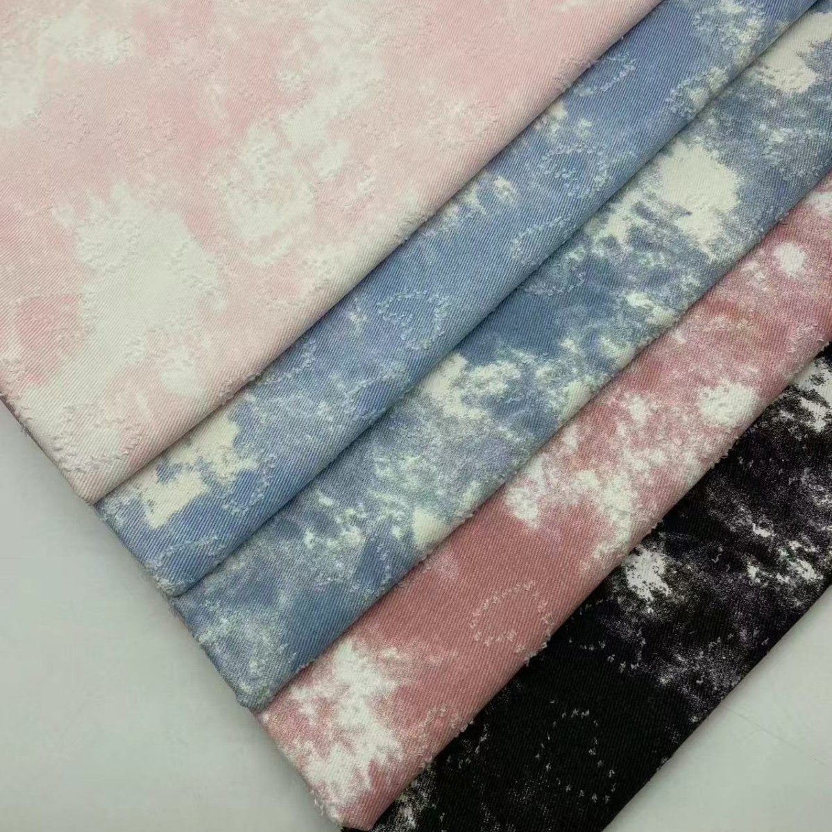 Sewing Tie Dye - السماء الزرقاء الغيوم البيضاء التعادل صبغ
