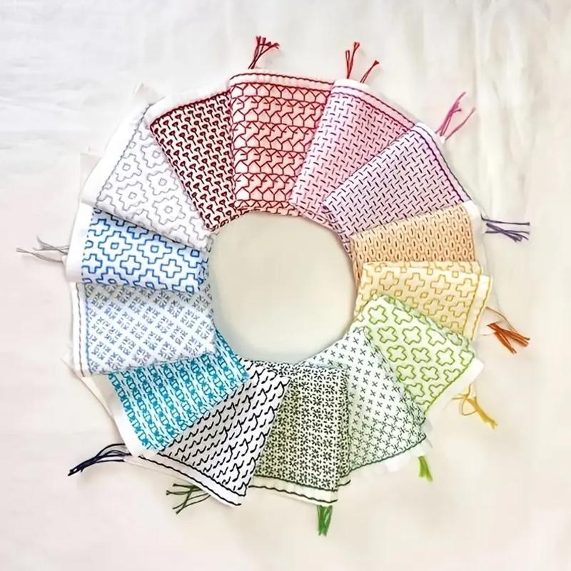 Sewing Kit - 9/32 قطعة الموضوع والإبر الدنيم النسيج