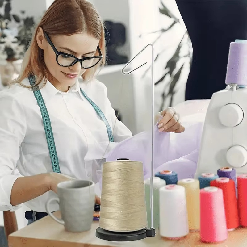 حامل خيط واحد لماكينة الخياطة  - مراجعة Sewing Machine Yarn وسعره