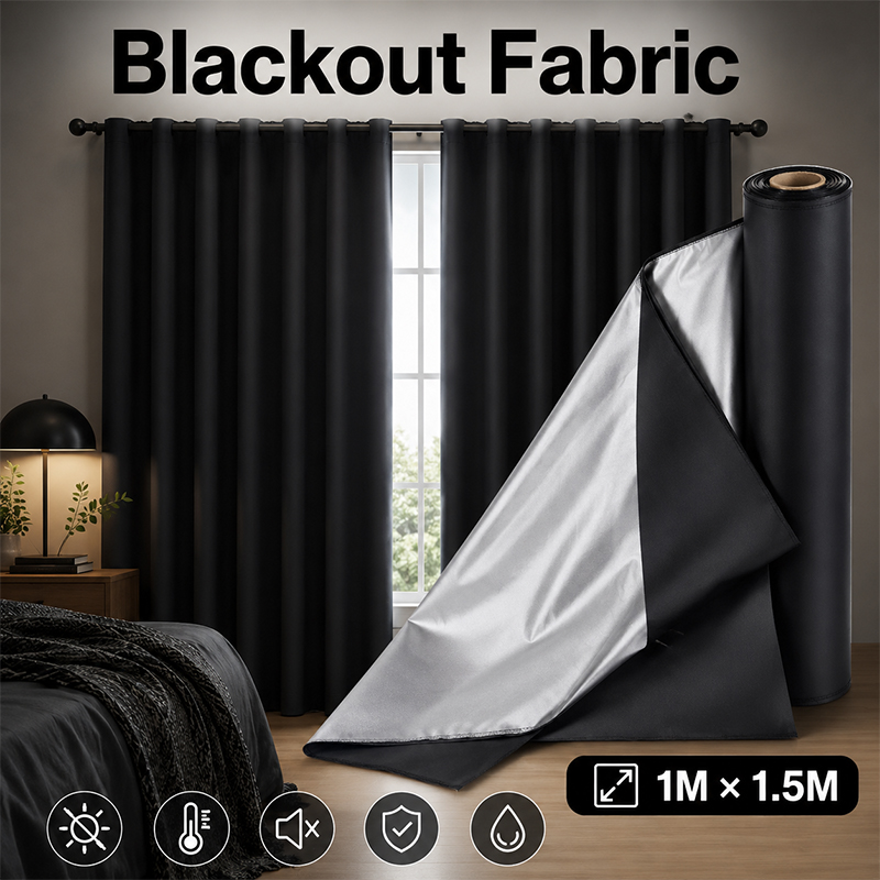 قماش عازل للضوء باللون الأسود  - مراجعة Sewing Cloth وسعره