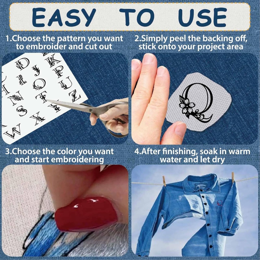 مثبتات التطريز القابلة للذوبان - مراجعة Sewing Kit وسعره