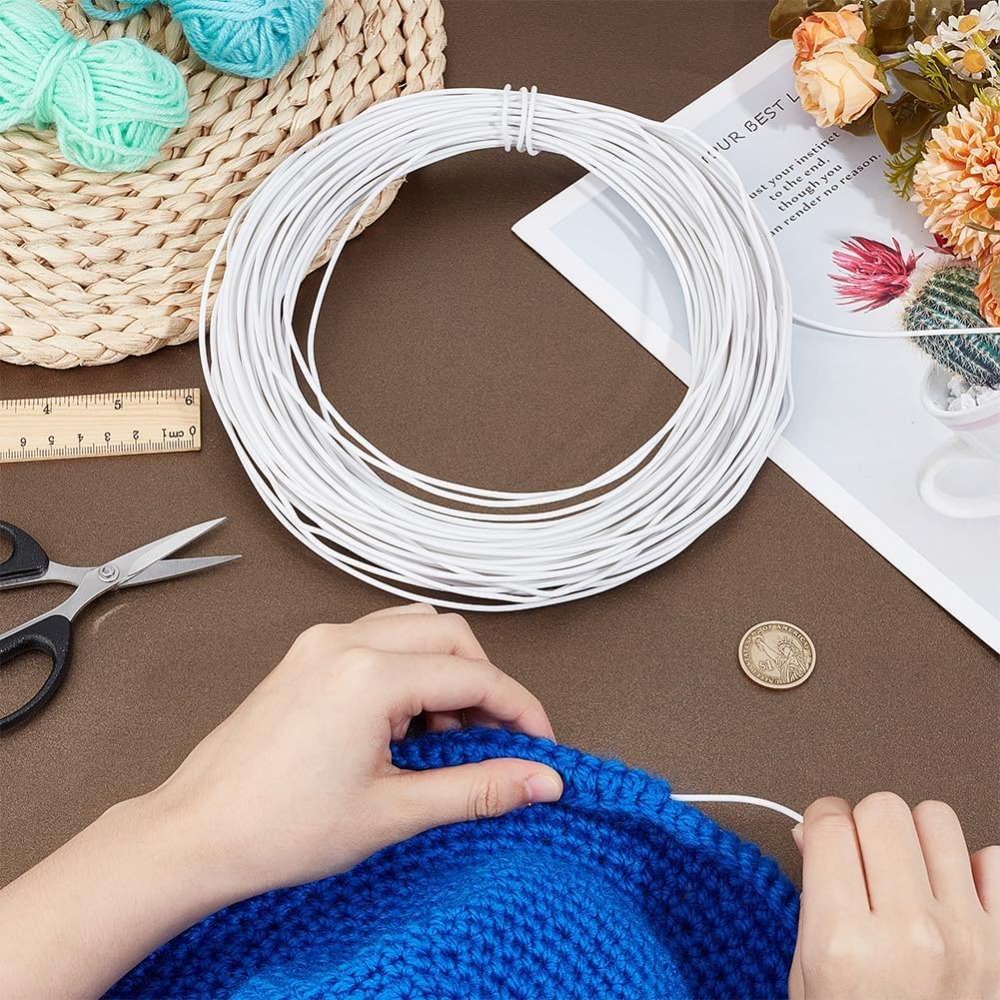 30 متر سلك قبعات أبيض 2 مللي م - مراجعة Sewing Kit وسعره