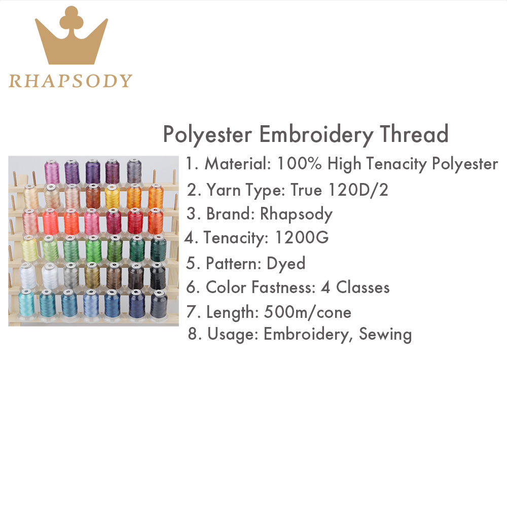 خيوط بوليستر لماكينة التطريز ، - مراجعة Serger Thread Cone وسعره
