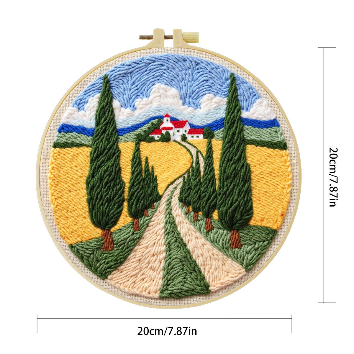 طقم تطريز بالإبرة المثقوبة مقا - مراجعة Is Sewing Textile Art وسعره
