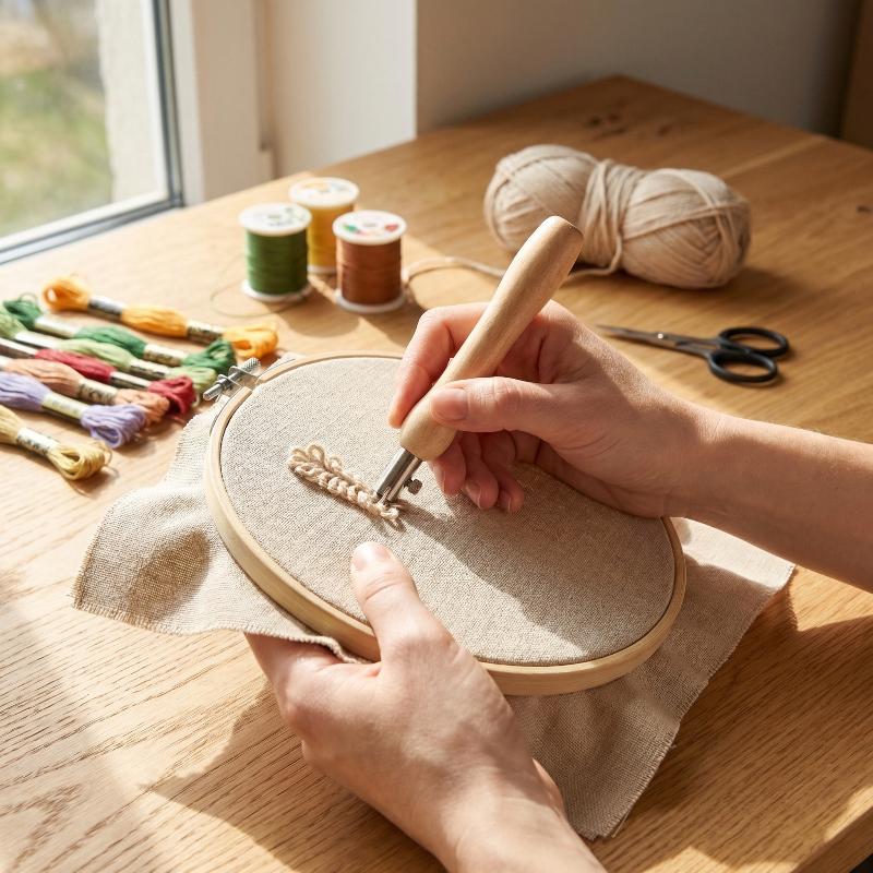 مجموعة أدوات تطريز بسيطة قابلة - مراجعة Is Sewing Textile Art وسعره