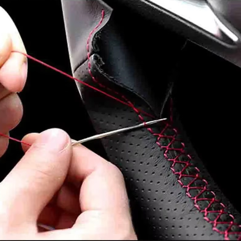 غطاء عجلة قيادة السيارة المصنو - مراجعة Sewing Gt وسعره
