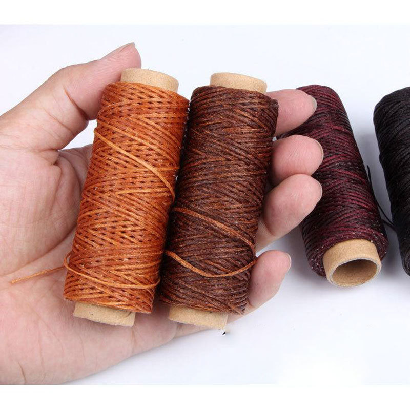 خيط جلدي مشمع 30 متر 210D، خيط - مراجعة Sewing Thread Production وسعره