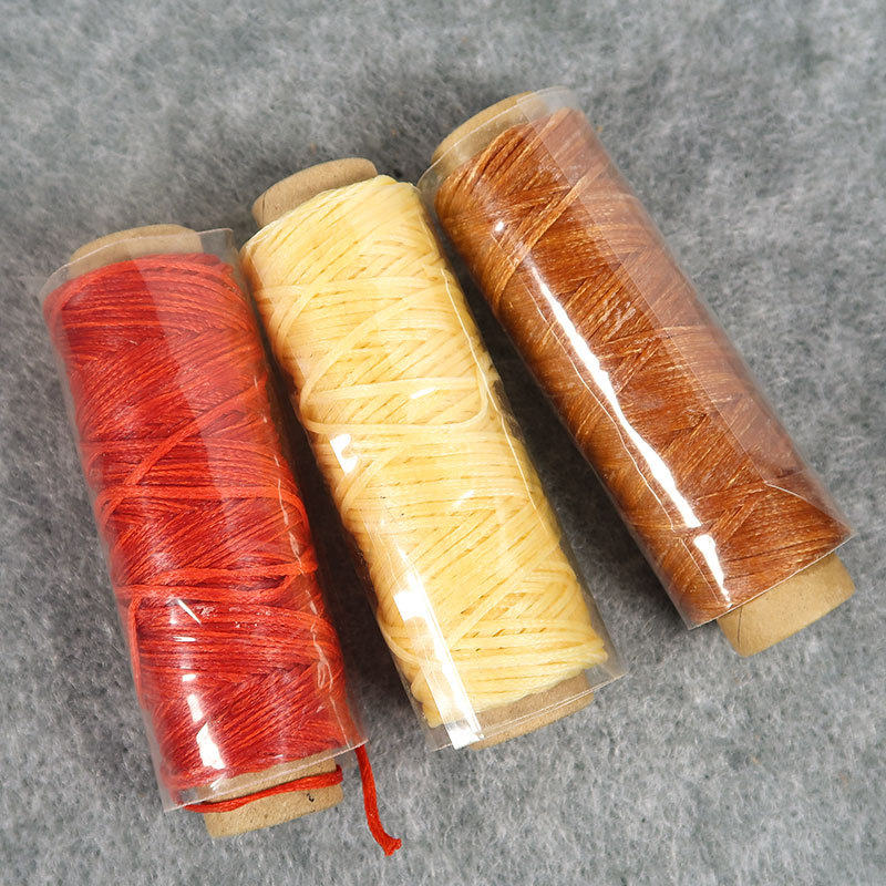 خيط جلدي مشمع 30 متر 210D، خيط - مراجعة Sewing Thread Production وسعره