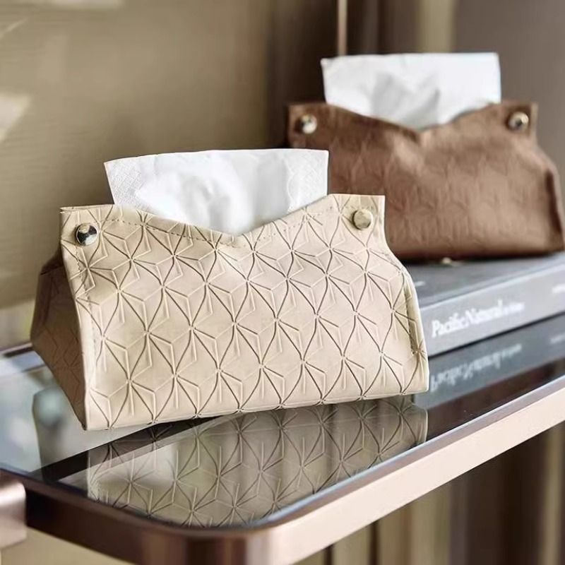 صندوق مناديل بتصميم هندسي، غطا - مراجعة Pattern Tissue Paper وسعره