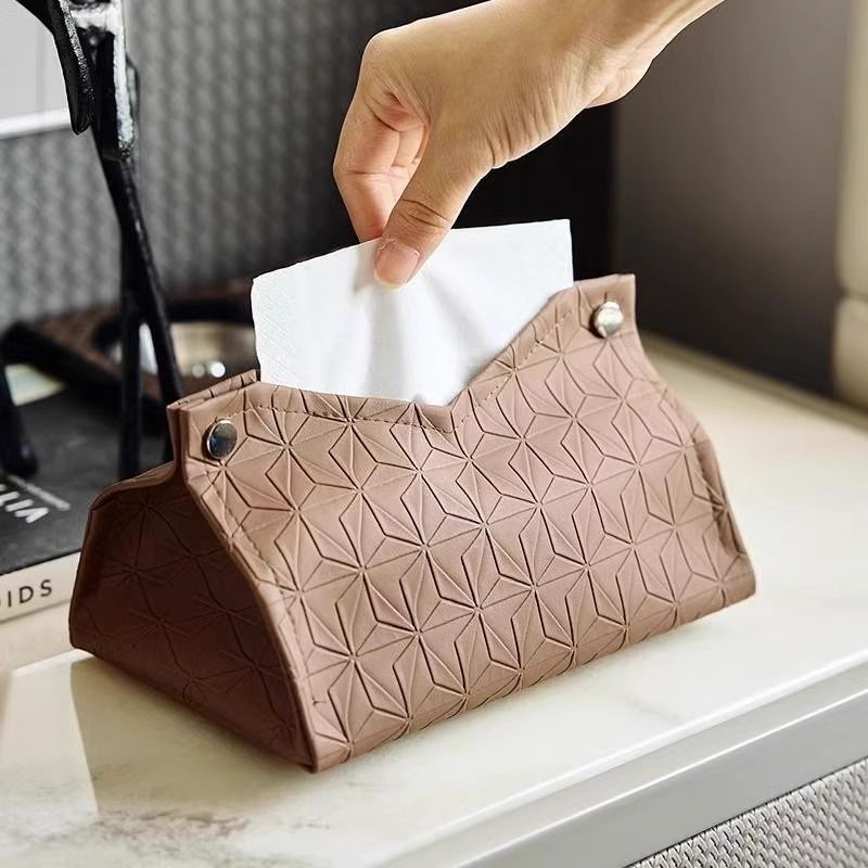 صندوق مناديل بتصميم هندسي، غطا - مراجعة Pattern Tissue Paper وسعره