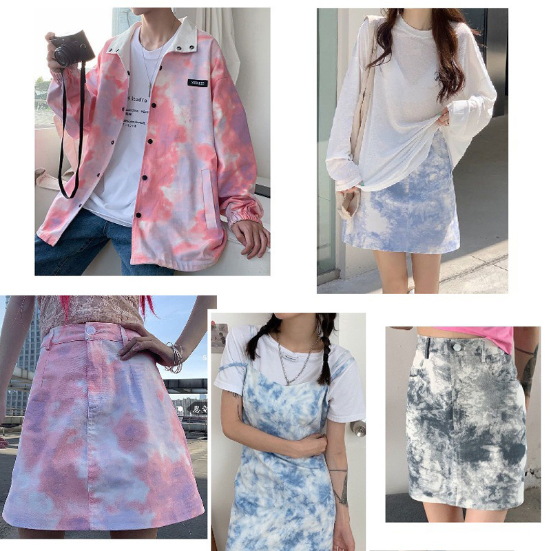 100*150 سنتيمتر اللون التعادل  - مراجعة Sewing Tie Dye وسعره