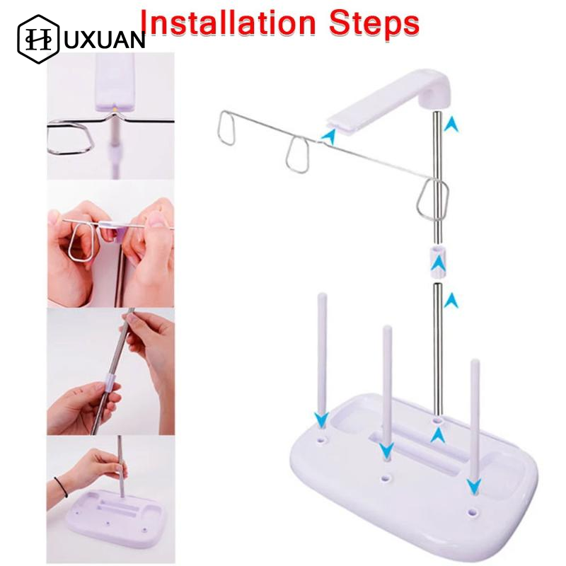 حامل بكرة خيط لماكينة الخياطة  - مراجعة Serger Thread Cone وسعره