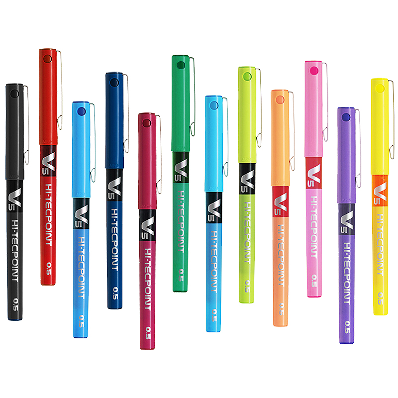 اليابان الطيار BX-V5 0.5 مللي  - مراجعة Pilot Pen V5 وسعره