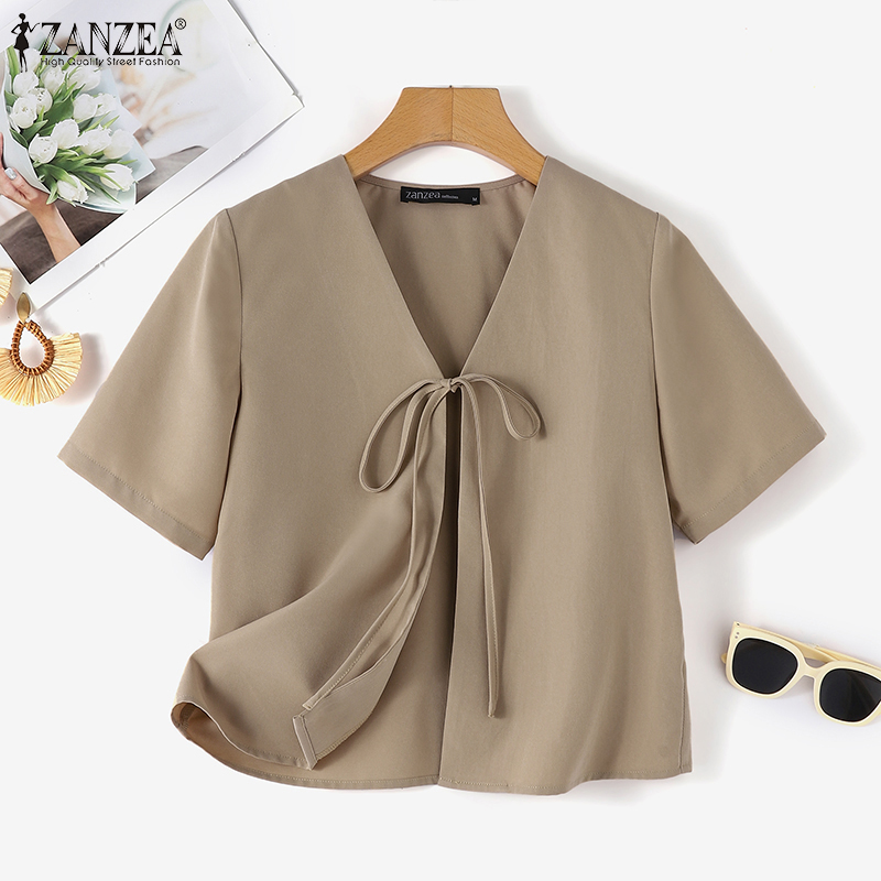 ZANZEA كارديجان نسائي عصري برب - مراجعة Sewing V وسعره
