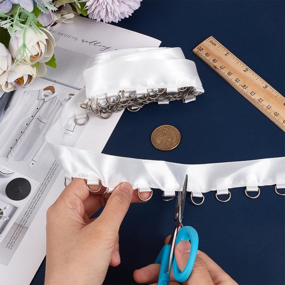 4 ياردة حلقة بيضاء مع حلقات D  - مراجعة Sewing Kit وسعره