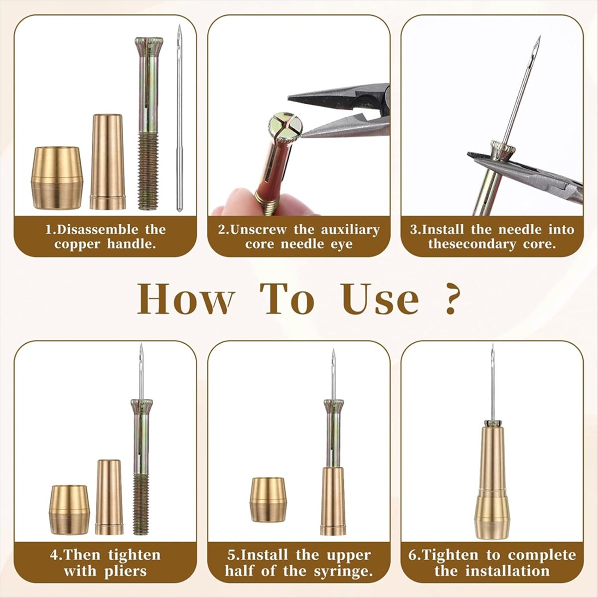 طقم خياطة جلدية مكون من 9 قطع  - مراجعة Sewing Kit وسعره