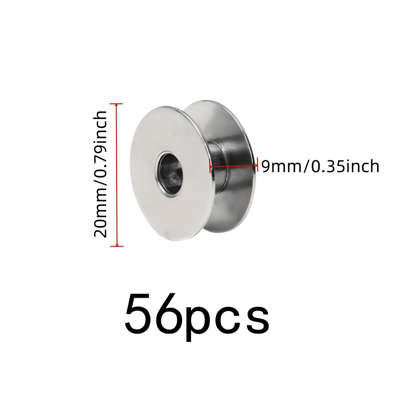 56 قطعة من بكرات الخيوط المعدن - مراجعة Sewing Thread Production وسعره